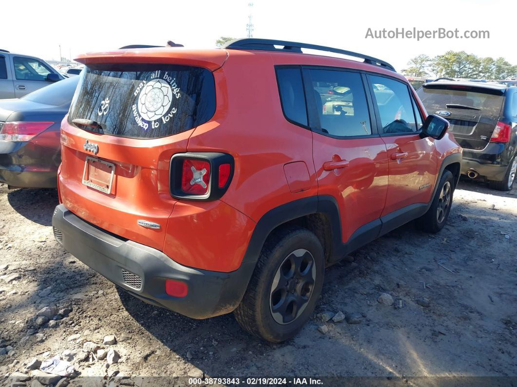 2015 Jeep Renegade Latitude Оранжевый vin: ZACCJABH0FPC16923