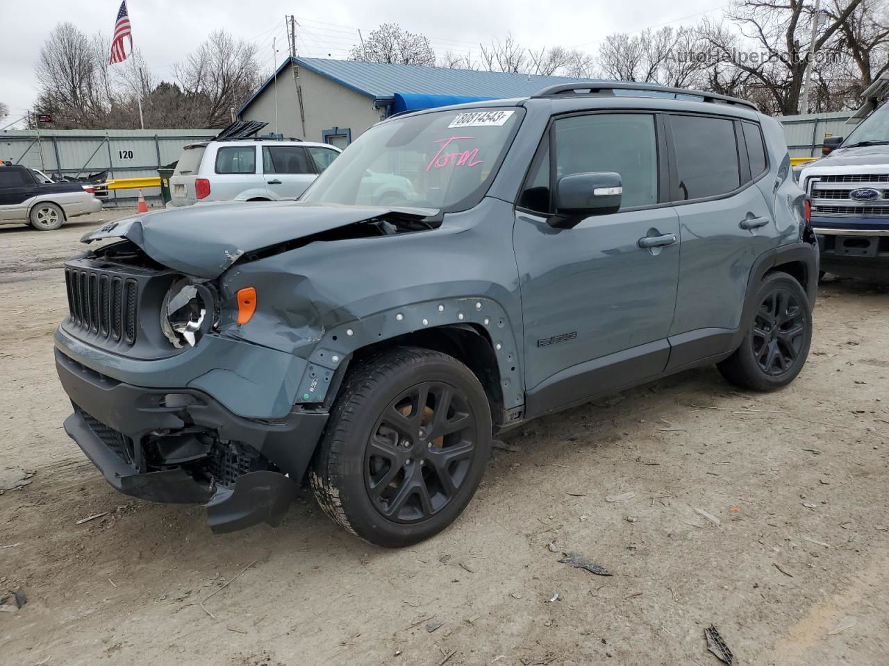 2018 Jeep Renegade Latitude Gray vin: ZACCJABH3JPH34260