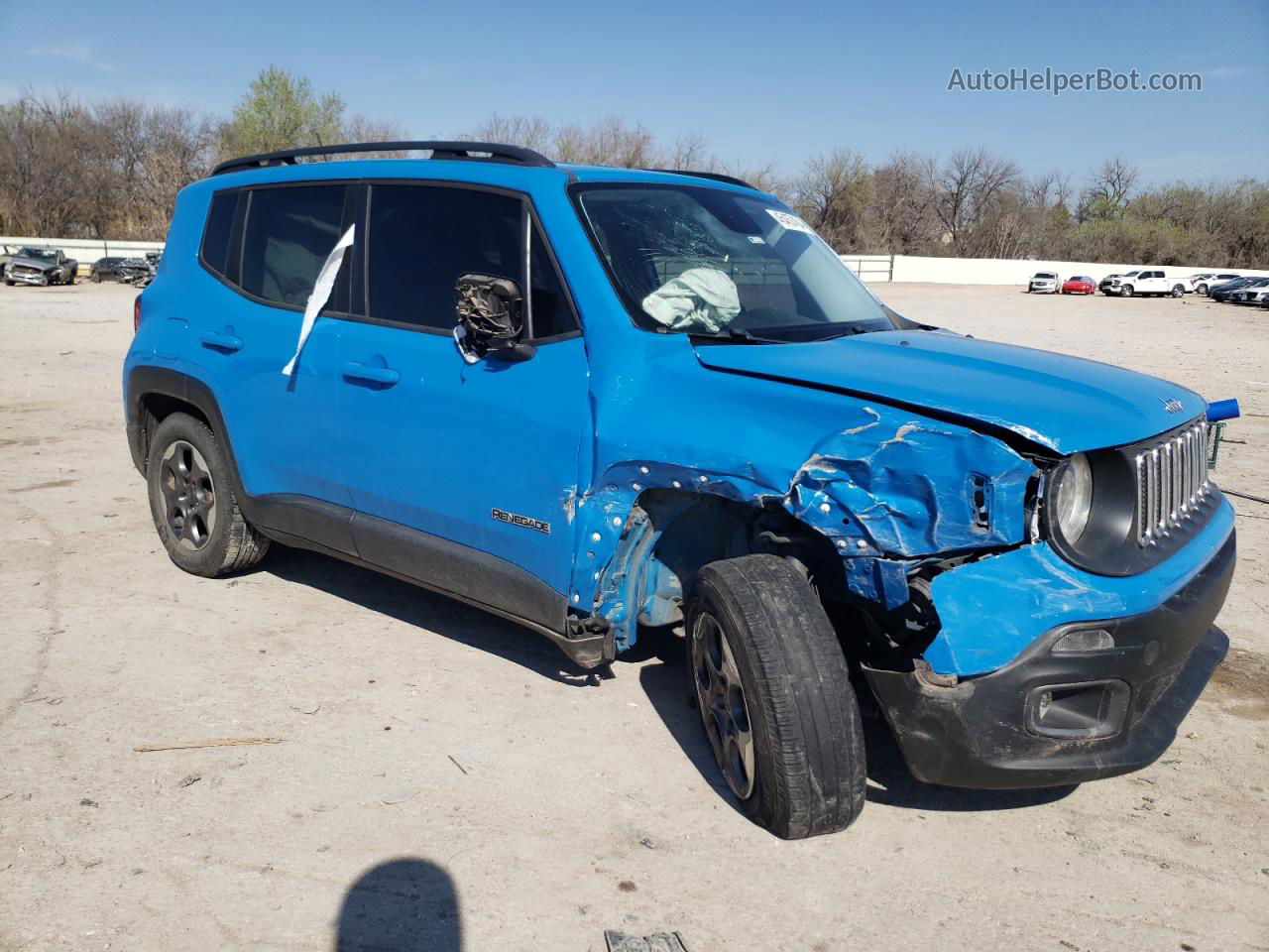 2015 Jeep Renegade Latitude Blue vin: ZACCJABH4FPB87331