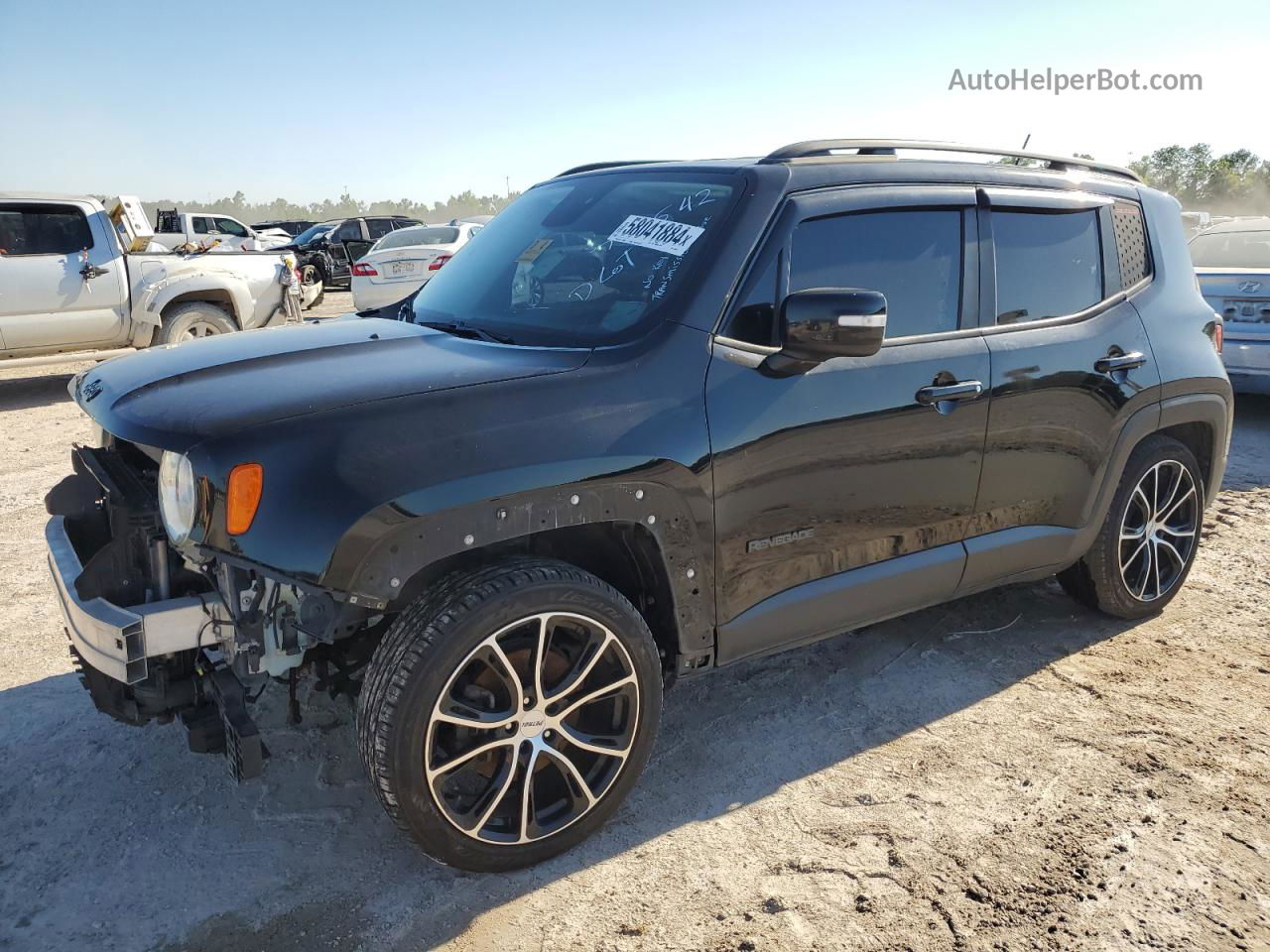 2017 Jeep Renegade Latitude Black vin: ZACCJABH4HPF39911