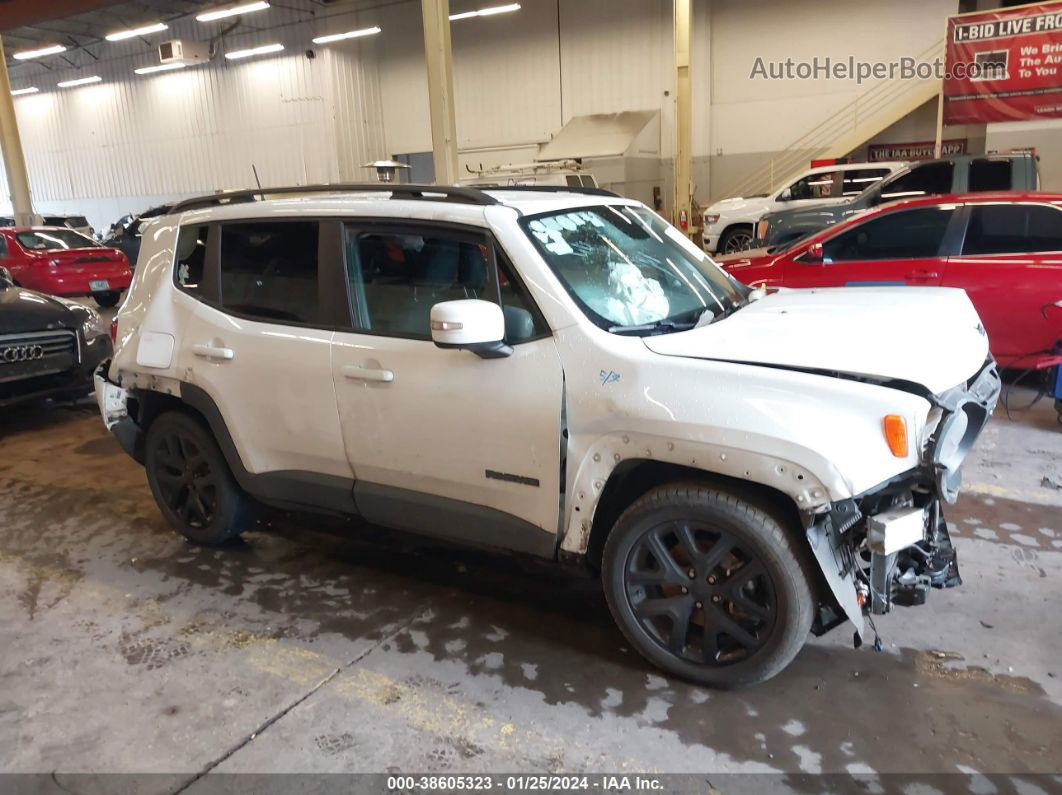 2018 Jeep Renegade Altitude Fwd White vin: ZACCJABH4JPH52430