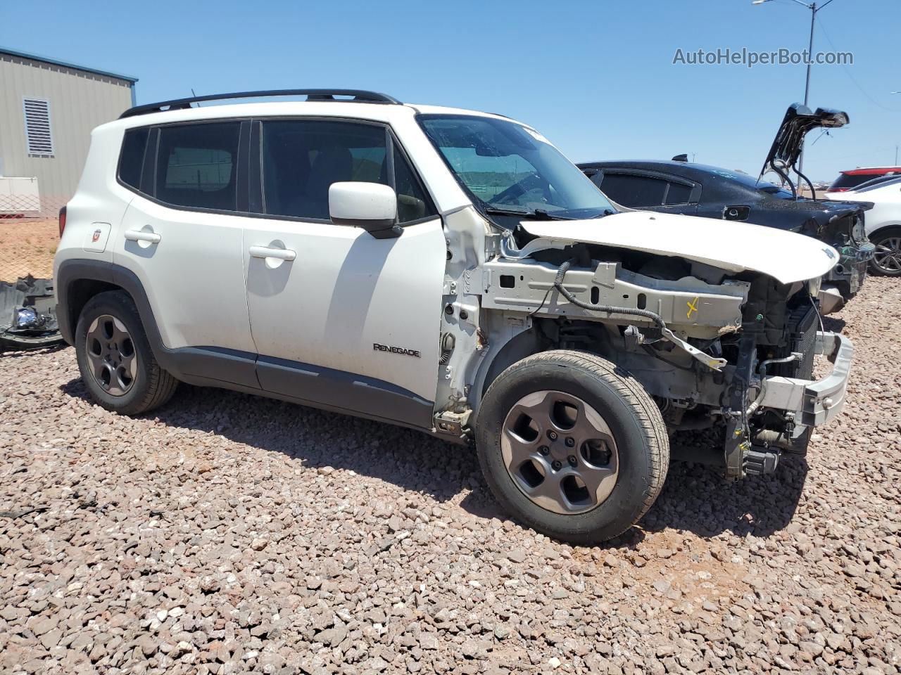 2015 Jeep Renegade Latitude White vin: ZACCJABH6FPB87301