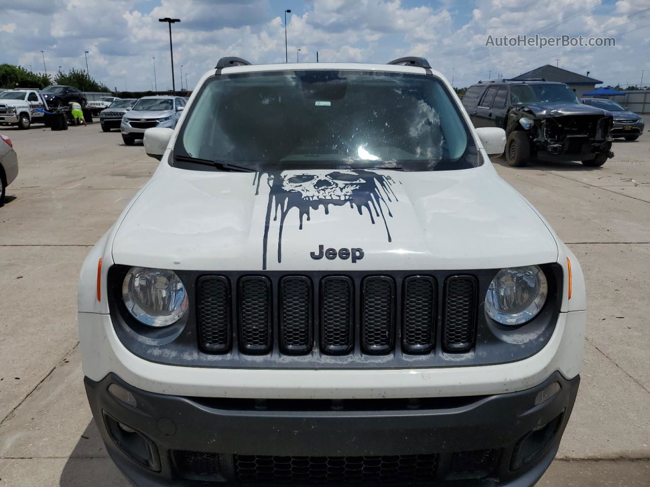 2017 Jeep Renegade Latitude White vin: ZACCJABH6HPG61766