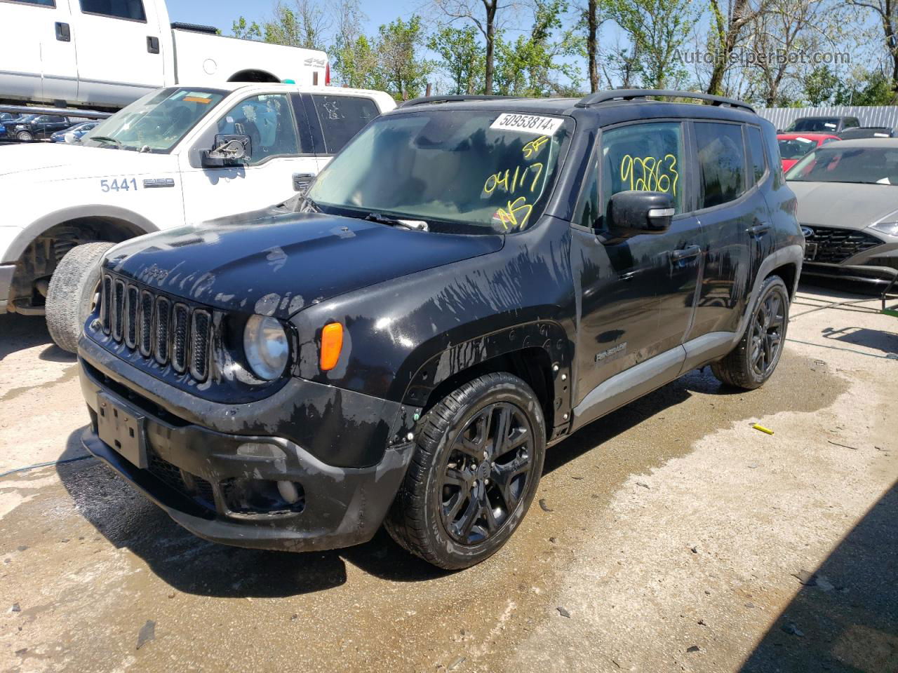 2017 Jeep Renegade Latitude Black vin: ZACCJABH8HPF91719