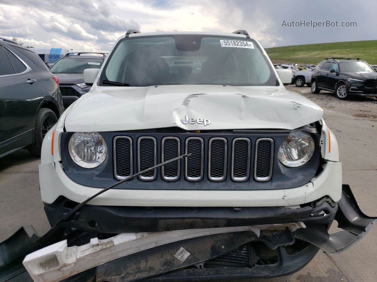 2015 Jeep Renegade Latitude White vin: ZACCJABH9FPC13258