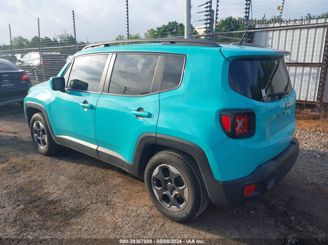 2015 Jeep Renegade Latitude Turquoise vin: ZACCJABHXFPB51577