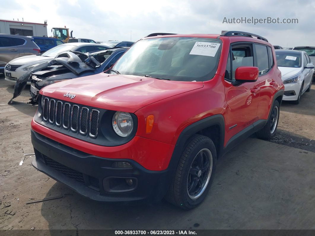 2018 Jeep Renegade Latitude Red vin: ZACCJABHXJPG97191