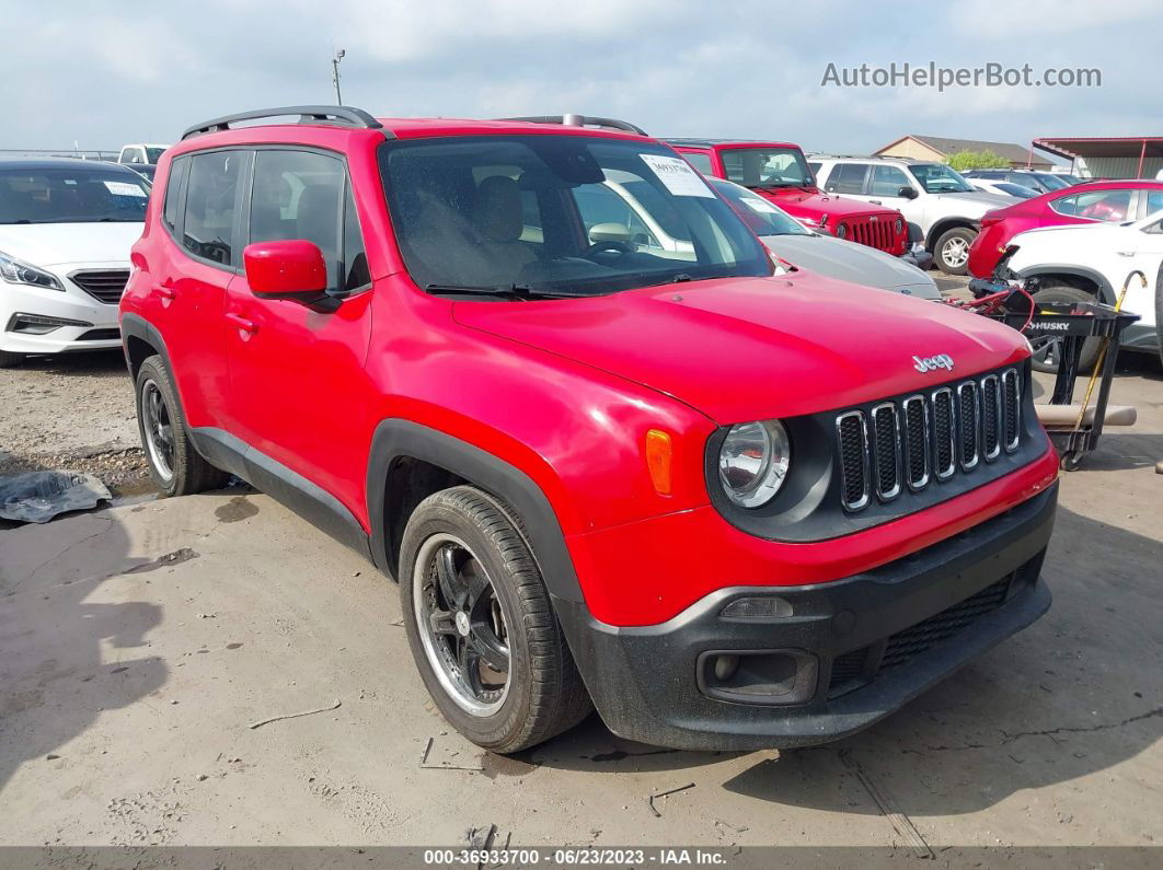 2018 Jeep Renegade Latitude Red vin: ZACCJABHXJPG97191