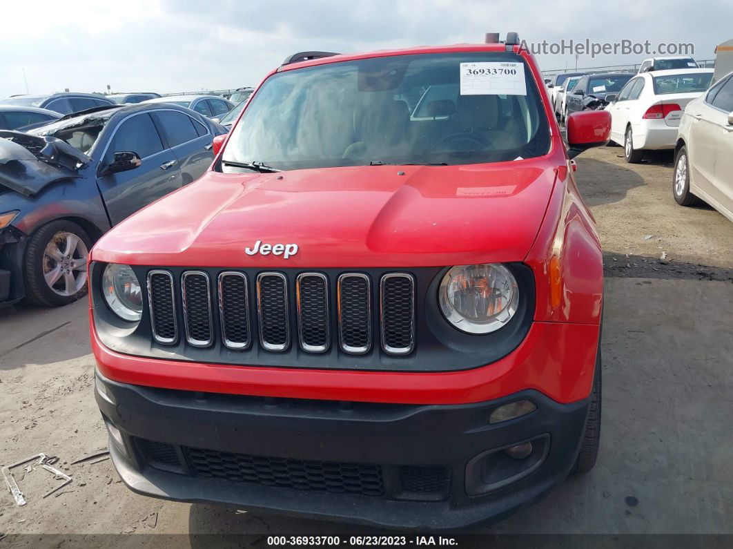 2018 Jeep Renegade Latitude Red vin: ZACCJABHXJPG97191