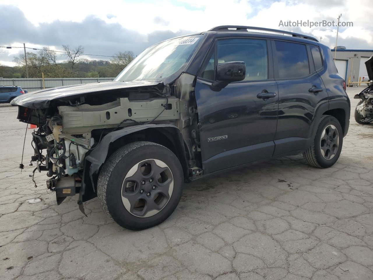 2018 Jeep Renegade Latitude Black vin: ZACCJABHXJPH47605