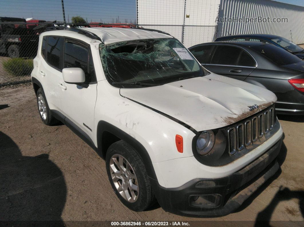 2015 Jeep Renegade Latitude White vin: ZACCJABT0FPB14235