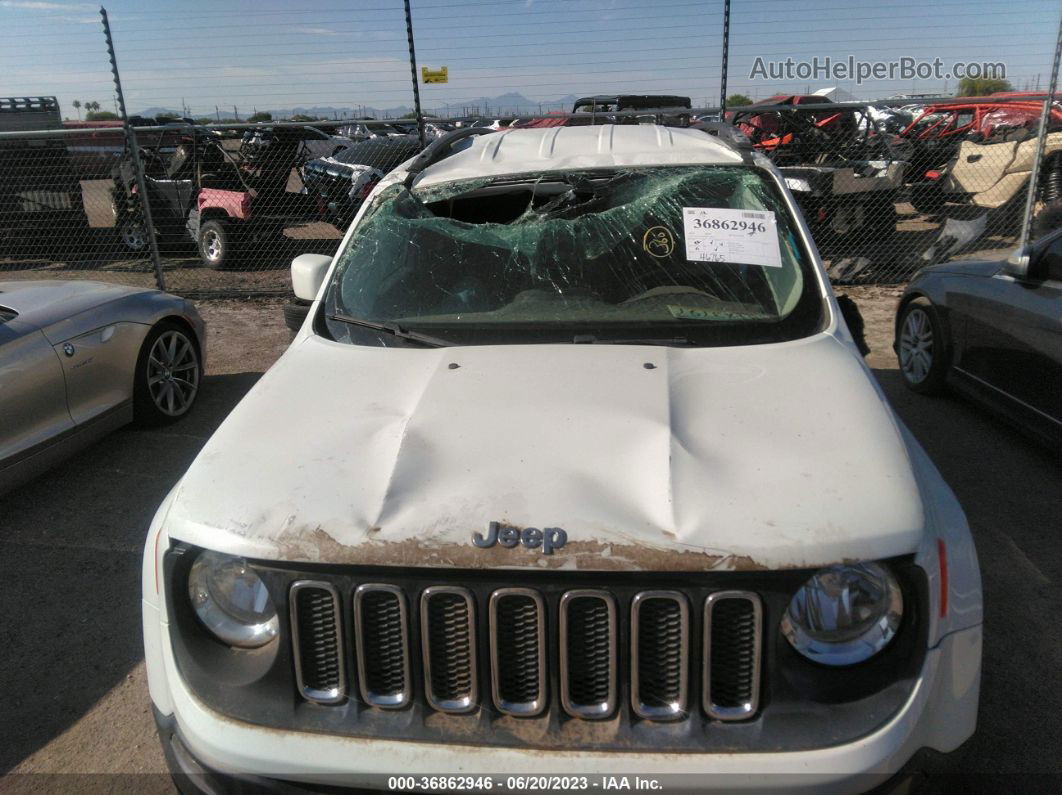 2015 Jeep Renegade Latitude White vin: ZACCJABT0FPB14235