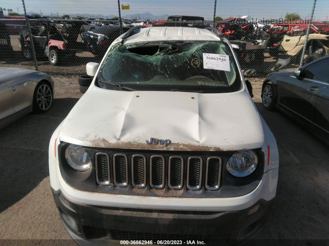 2015 Jeep Renegade Latitude White vin: ZACCJABT0FPB14235