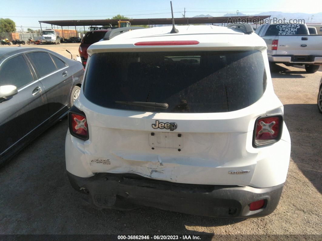 2015 Jeep Renegade Latitude White vin: ZACCJABT0FPB14235