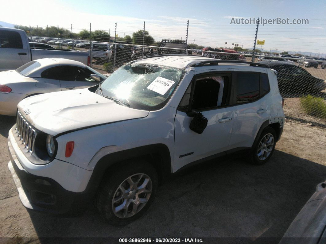 2015 Jeep Renegade Latitude White vin: ZACCJABT0FPB14235