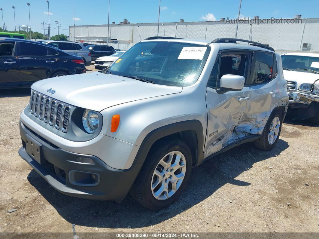 2015 Jeep Renegade Latitude Серебряный vin: ZACCJABT0FPB20536