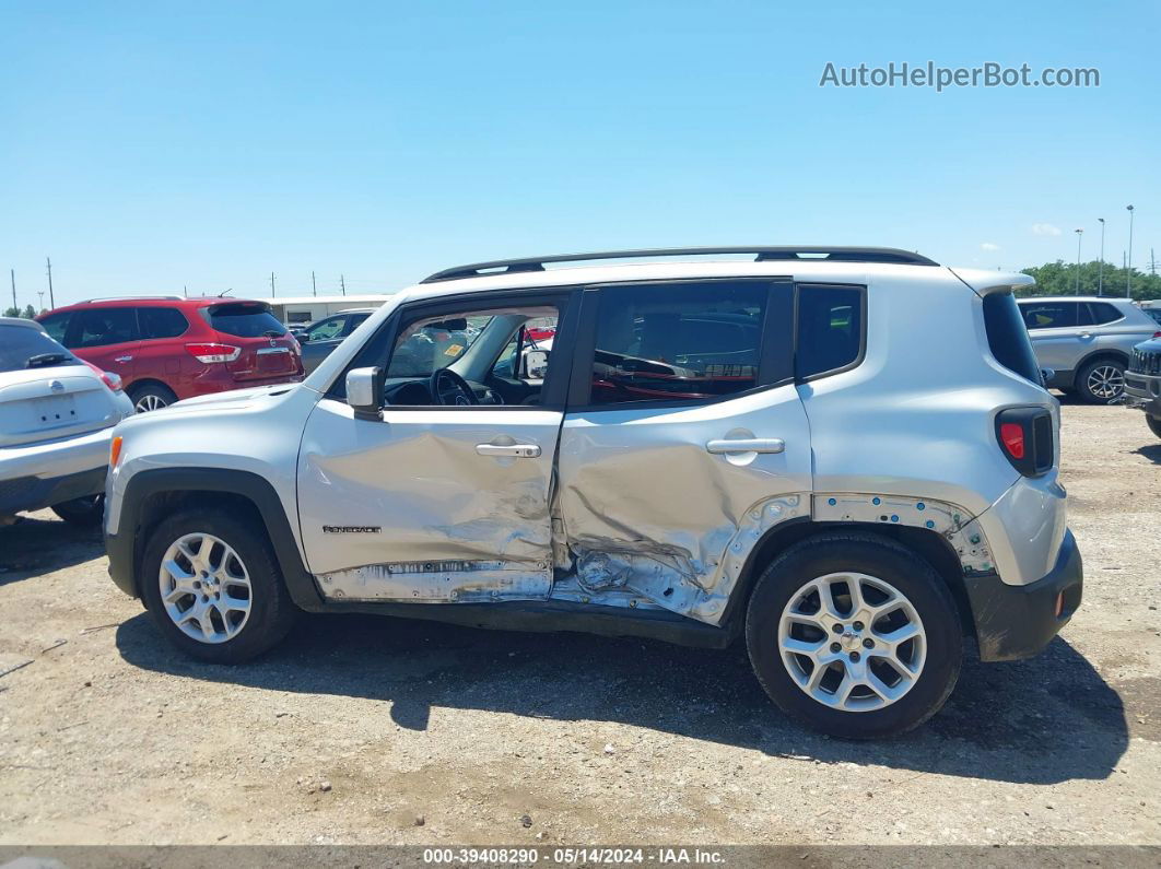 2015 Jeep Renegade Latitude Серебряный vin: ZACCJABT0FPB20536