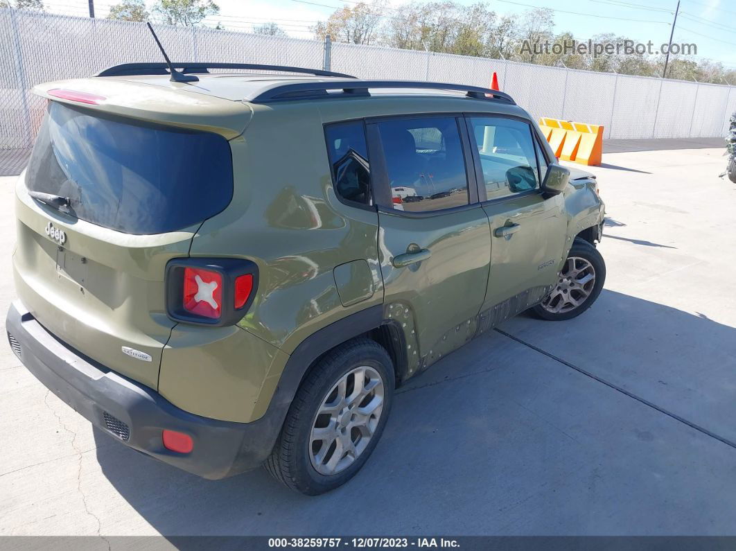 2015 Jeep Renegade Latitude Green vin: ZACCJABT0FPB45193