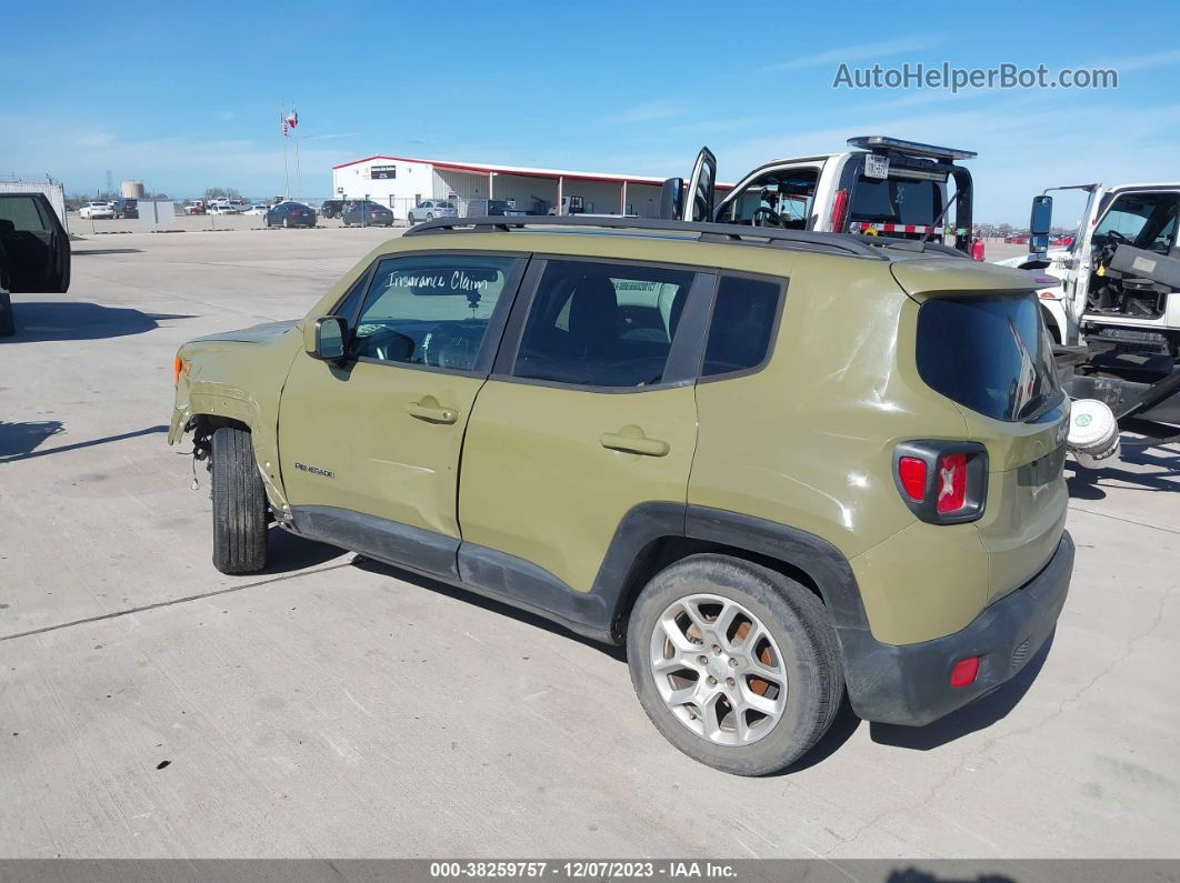 2015 Jeep Renegade Latitude Зеленый vin: ZACCJABT0FPB45193