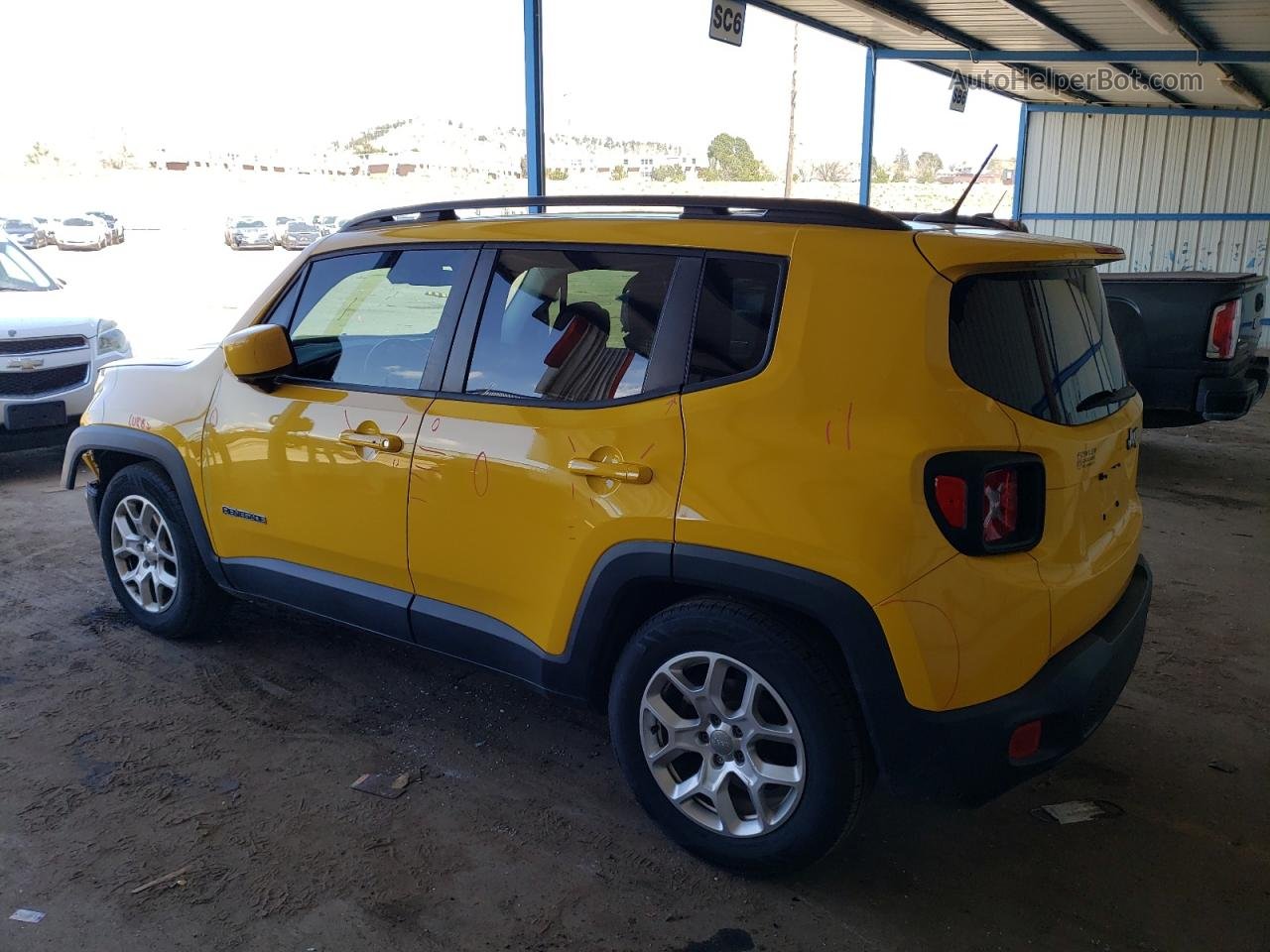 2015 Jeep Renegade Latitude Yellow vin: ZACCJABT0FPB53735