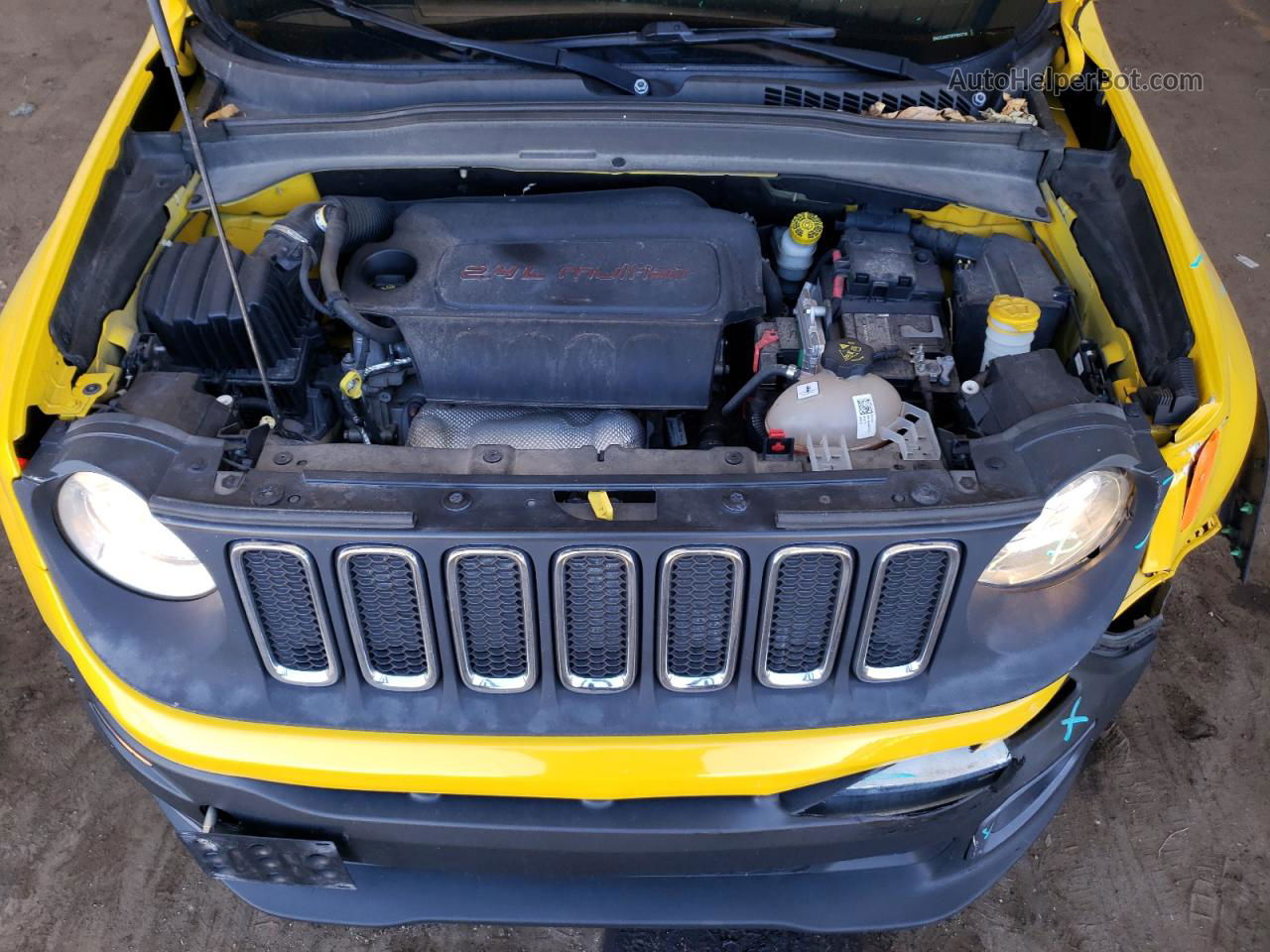 2015 Jeep Renegade Latitude Yellow vin: ZACCJABT0FPB53735