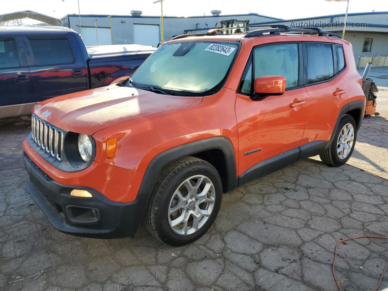 2015 Jeep Renegade Latitude Оранжевый vin: ZACCJABT0FPB56199