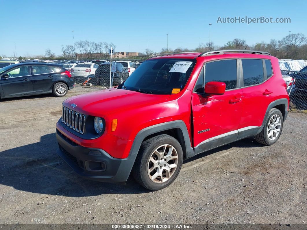 2015 Jeep Renegade Latitude Maroon vin: ZACCJABT0FPB57966