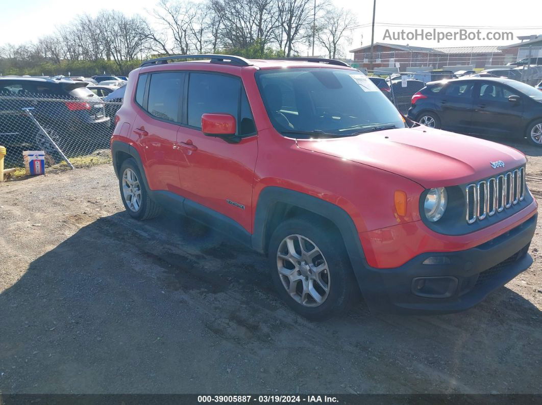 2015 Jeep Renegade Latitude Maroon vin: ZACCJABT0FPB57966