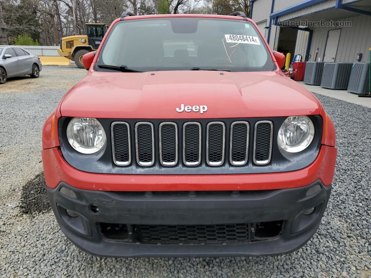 2015 Jeep Renegade Latitude Red vin: ZACCJABT0FPB59607