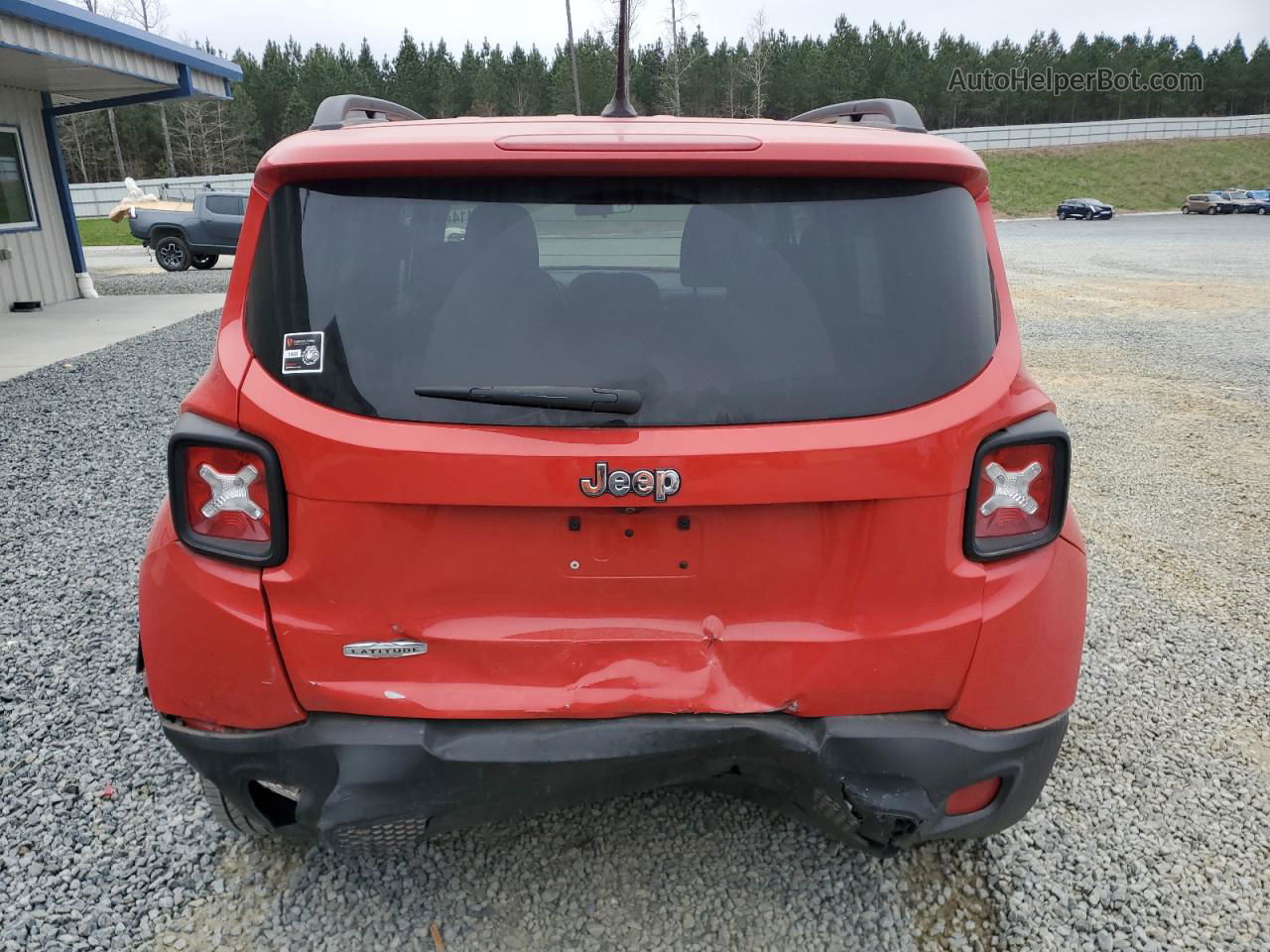 2015 Jeep Renegade Latitude Red vin: ZACCJABT0FPB59607