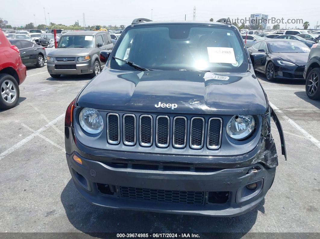 2015 Jeep Renegade Latitude Black vin: ZACCJABT0FPB60334