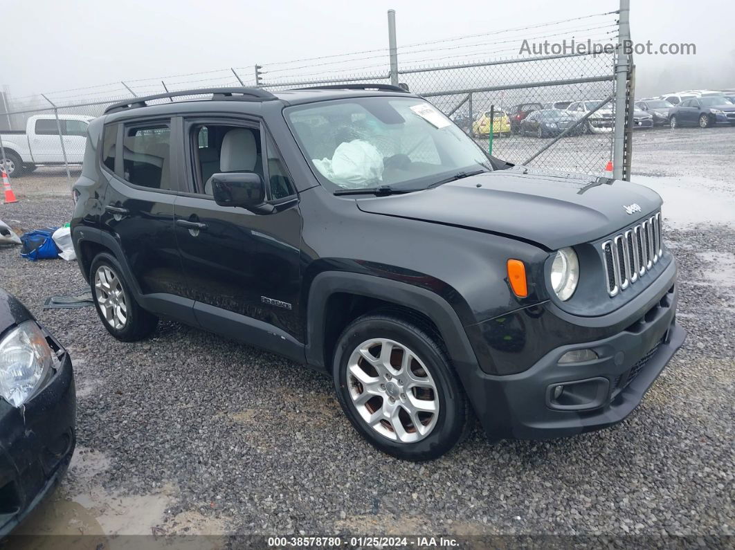 2015 Jeep Renegade Latitude Черный vin: ZACCJABT0FPB61302