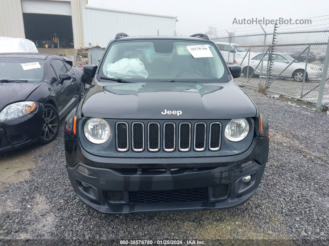 2015 Jeep Renegade Latitude Черный vin: ZACCJABT0FPB61302