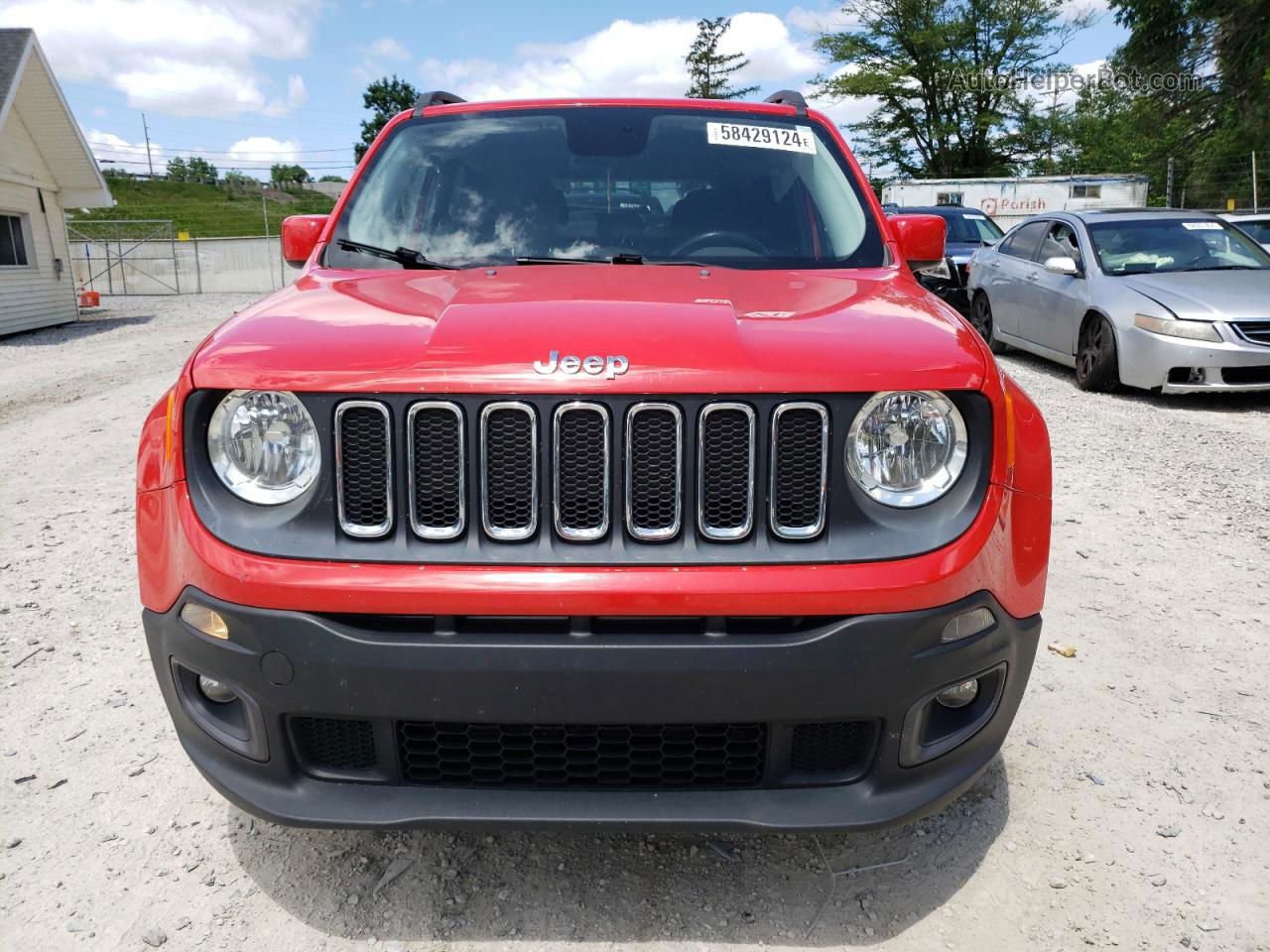 2015 Jeep Renegade Latitude Red vin: ZACCJABT0FPB62248