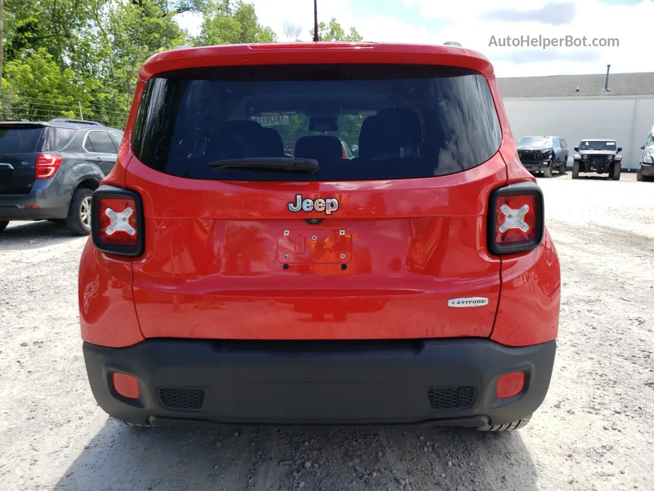 2015 Jeep Renegade Latitude Красный vin: ZACCJABT0FPB62248