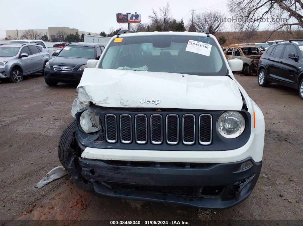 2015 Jeep Renegade Latitude White vin: ZACCJABT0FPB63728