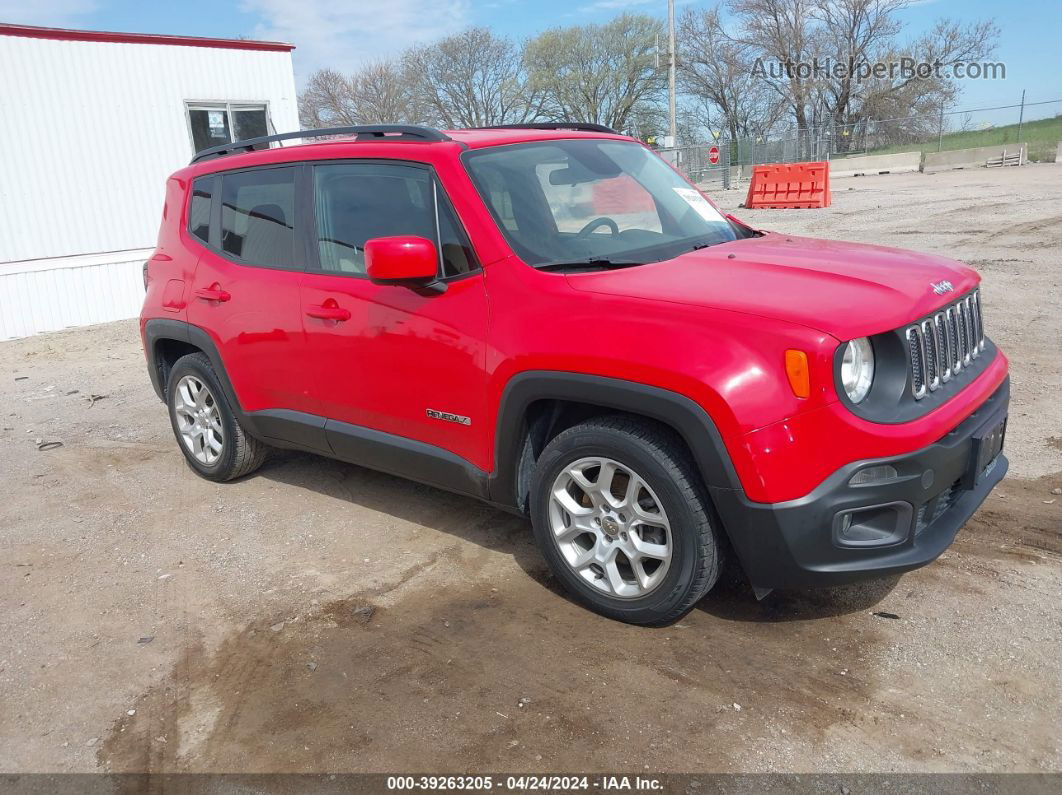 2015 Jeep Renegade Latitude Red vin: ZACCJABT0FPB66130