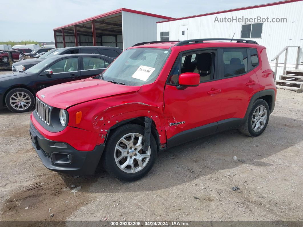 2015 Jeep Renegade Latitude Red vin: ZACCJABT0FPB66130