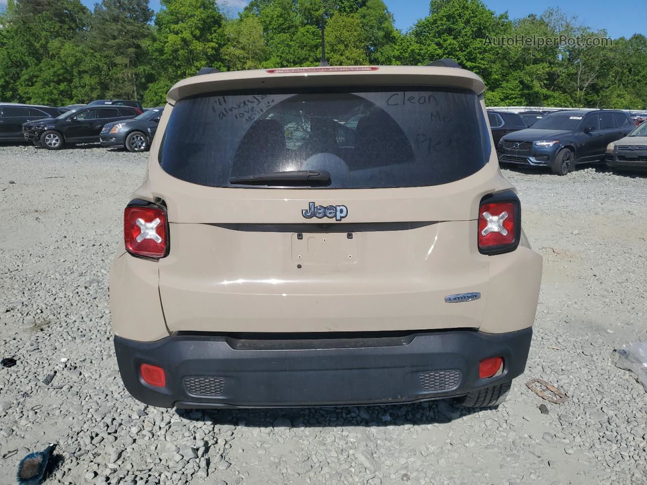 2015 Jeep Renegade Latitude Tan vin: ZACCJABT0FPB66888