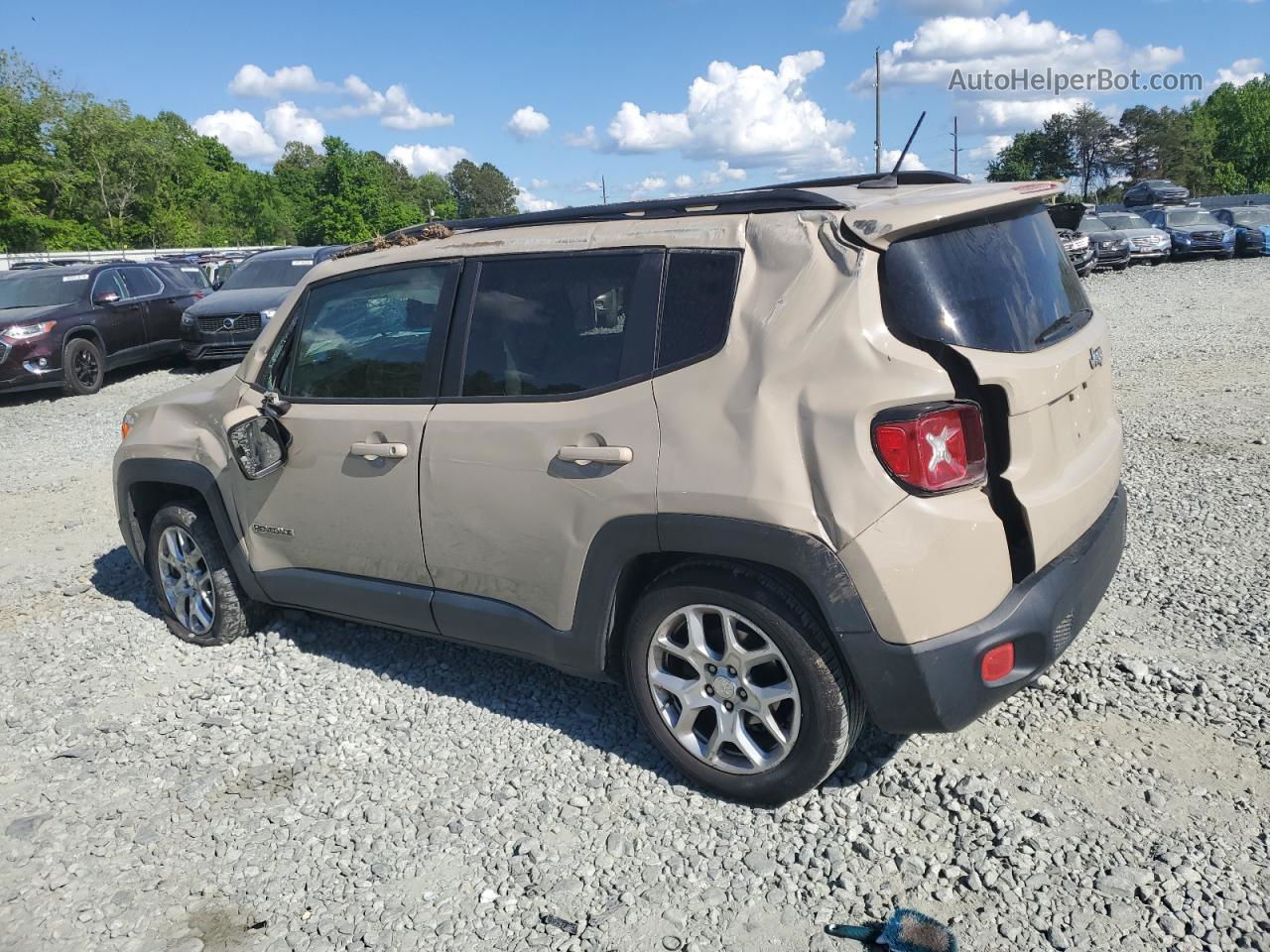 2015 Jeep Renegade Latitude Tan vin: ZACCJABT0FPB66888