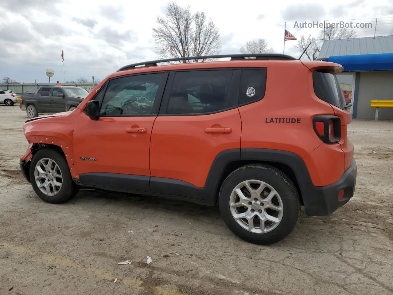 2015 Jeep Renegade Latitude Orange vin: ZACCJABT0FPB67567