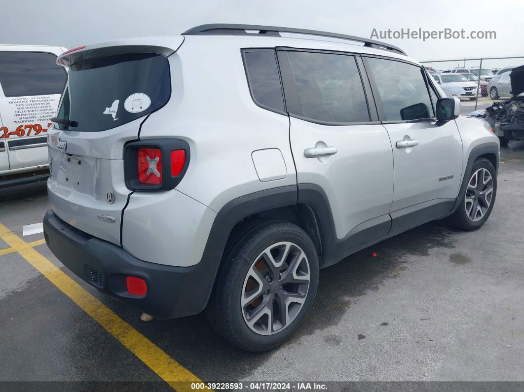 2015 Jeep Renegade Latitude Silver vin: ZACCJABT0FPB69374