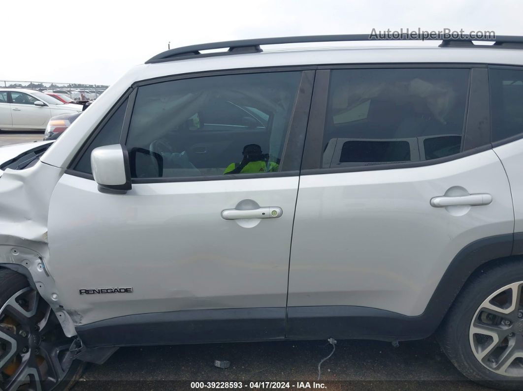 2015 Jeep Renegade Latitude Silver vin: ZACCJABT0FPB69374