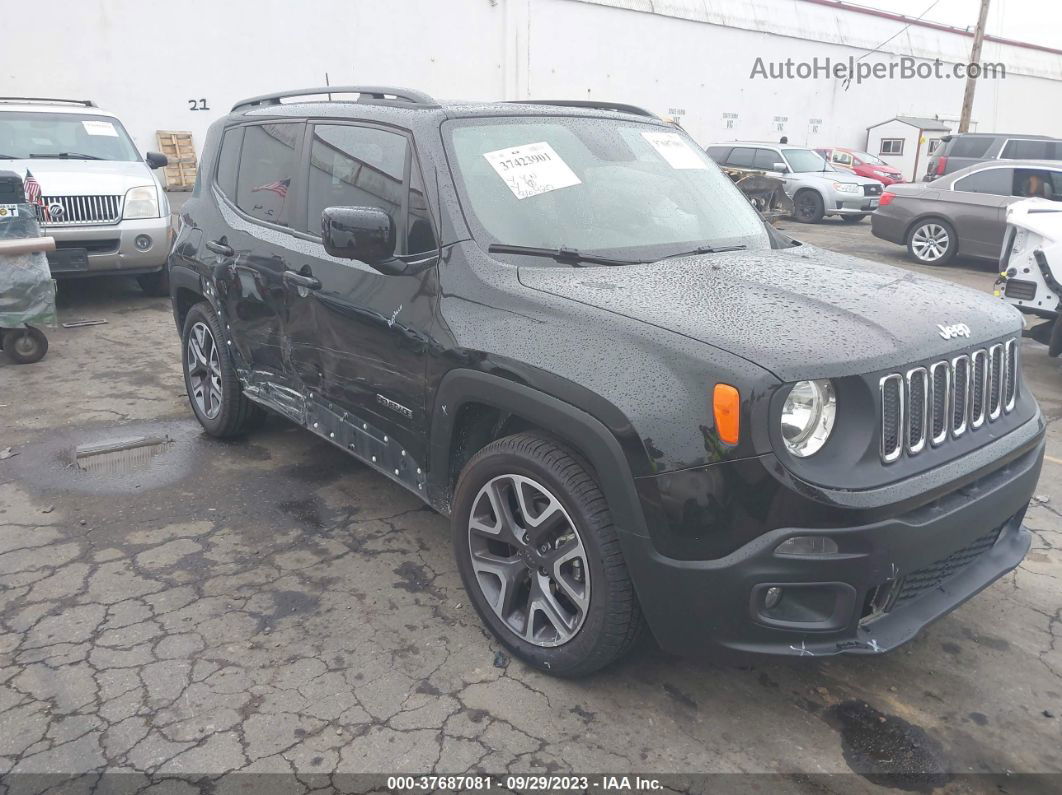 2015 Jeep Renegade Latitude Черный vin: ZACCJABT0FPC08485