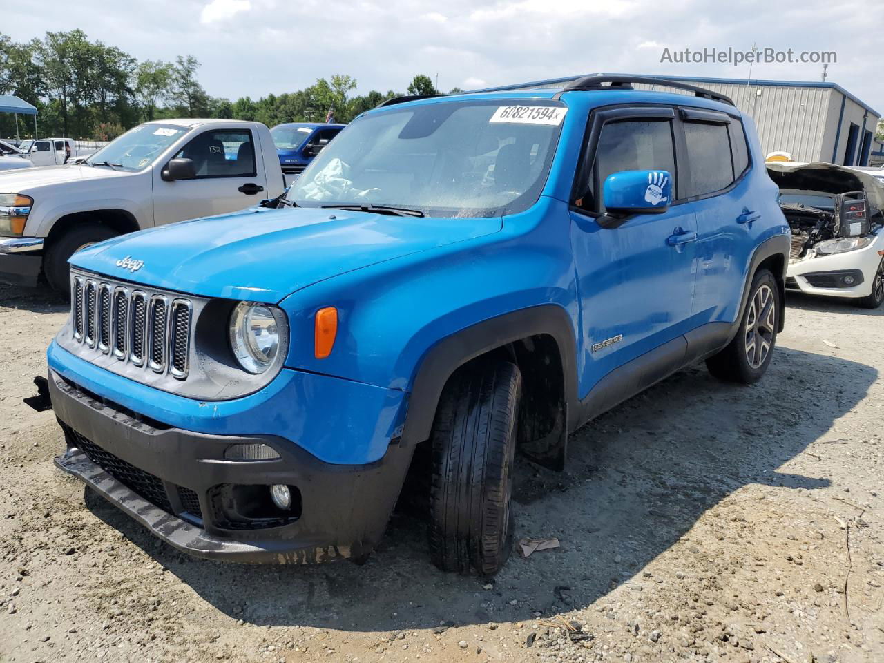 2015 Jeep Renegade Latitude Blue vin: ZACCJABT1FPB27821