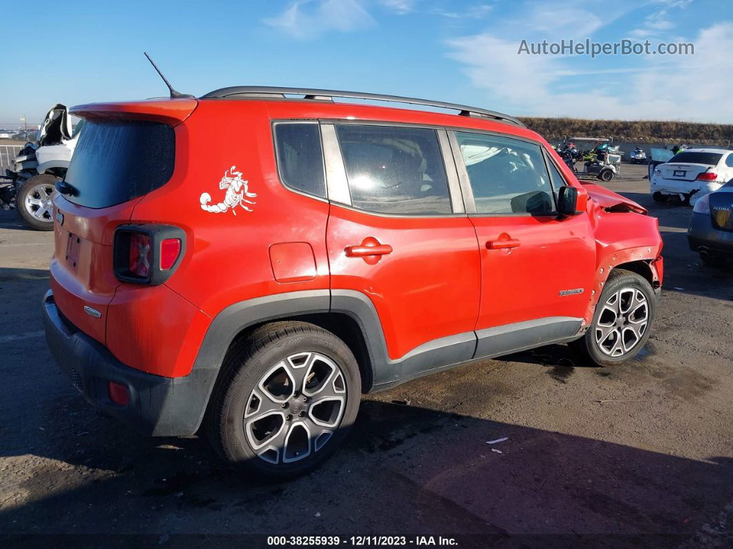 2015 Jeep Renegade Latitude Orange vin: ZACCJABT1FPB36891