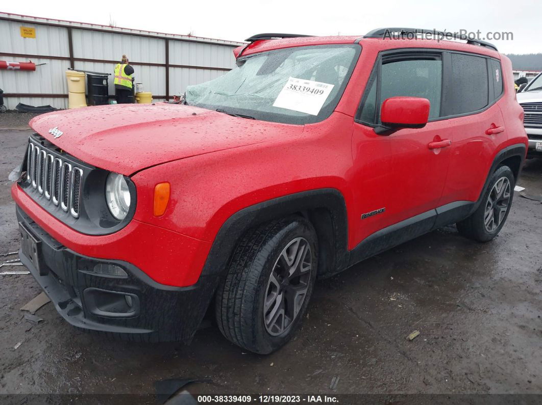 2015 Jeep Renegade Latitude Red vin: ZACCJABT1FPB46031