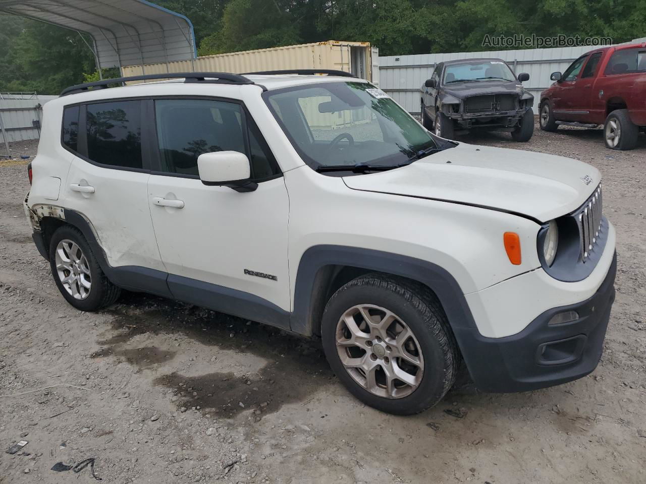 2015 Jeep Renegade Latitude White vin: ZACCJABT1FPB51164