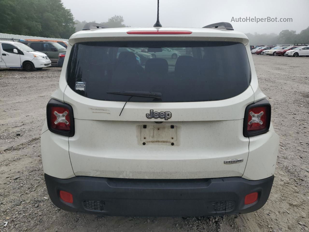 2015 Jeep Renegade Latitude White vin: ZACCJABT1FPB51164