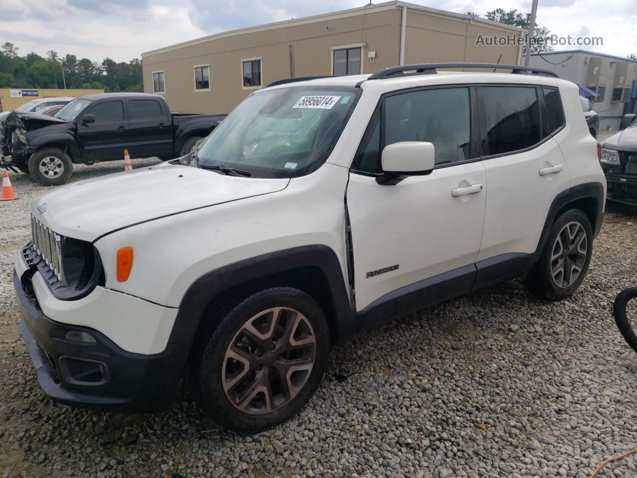 2015 Jeep Renegade Latitude White vin: ZACCJABT1FPC07054